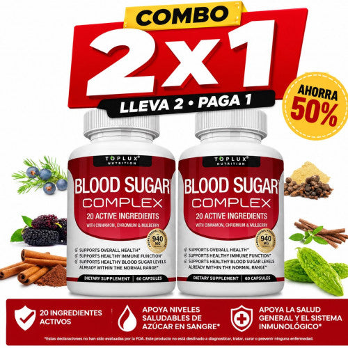 BLOOD SUGAR OFERTA 2 X 1