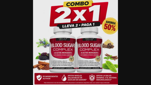BLOOD SUGAR OFERTA 2 X 1